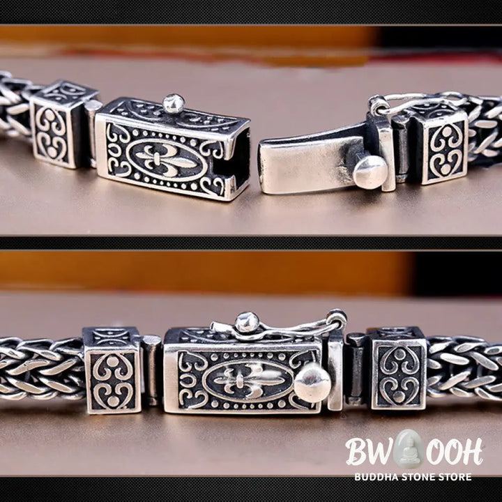 Buddha Stones Retro Dragon Keel Braided Design Balance Healing Bracelet - BWOOOH - Bracelet