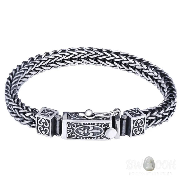 Buddha Stones Retro Dragon Keel Braided Design Balance Healing Bracelet - BWOOOH - Bracelet