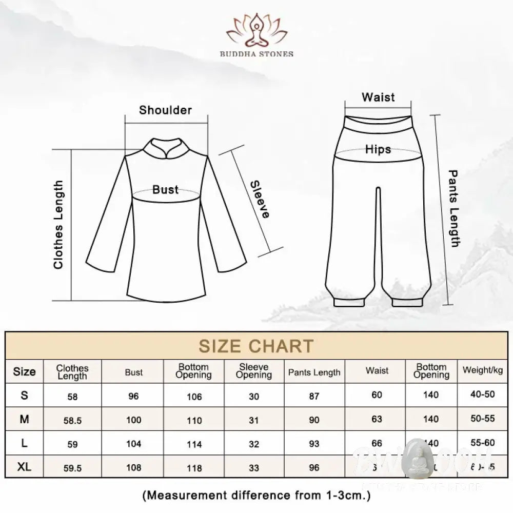 Buddha Stones Retro Prayer Zen Spiritual Meditation Practice Chiffon Clothing Women’s Set - Clothes