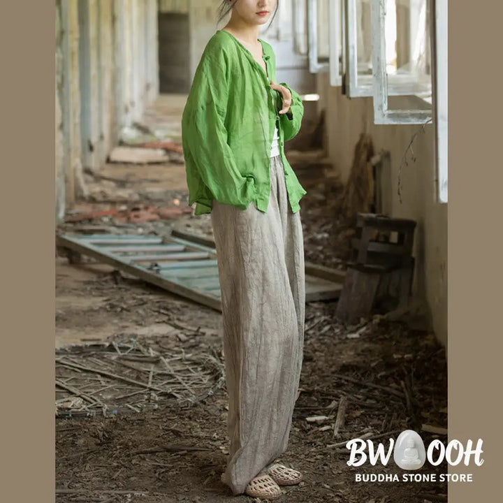 BWOOOH printed harem pants - Retro Tie Dye Harem Pants Casual Women&