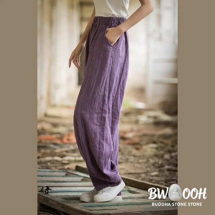 BWOOOH printed harem pants - Retro Tie Dye Harem Pants Casual Women&