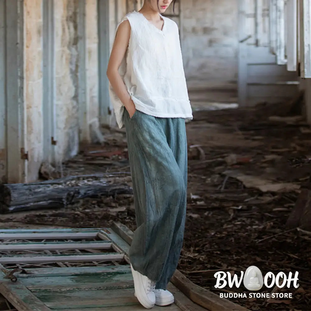 BWOOOH printed harem pants - Retro Tie Dye Harem Pants Casual Women&
