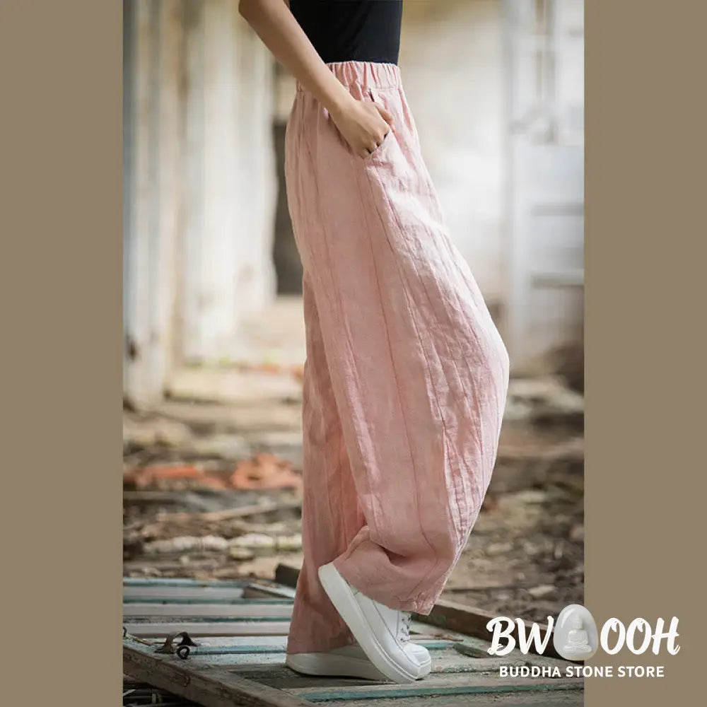 BWOOOH printed harem pants - Retro Tie Dye Harem Pants Casual Women&