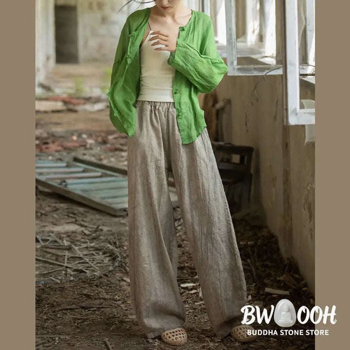 BWOOOH printed harem pants - Retro Tie Dye Harem Pants Casual Women&