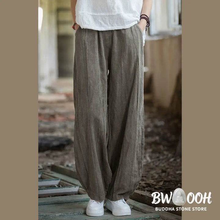 BWOOOH printed harem pants - Retro Tie Dye Harem Pants Casual Women&