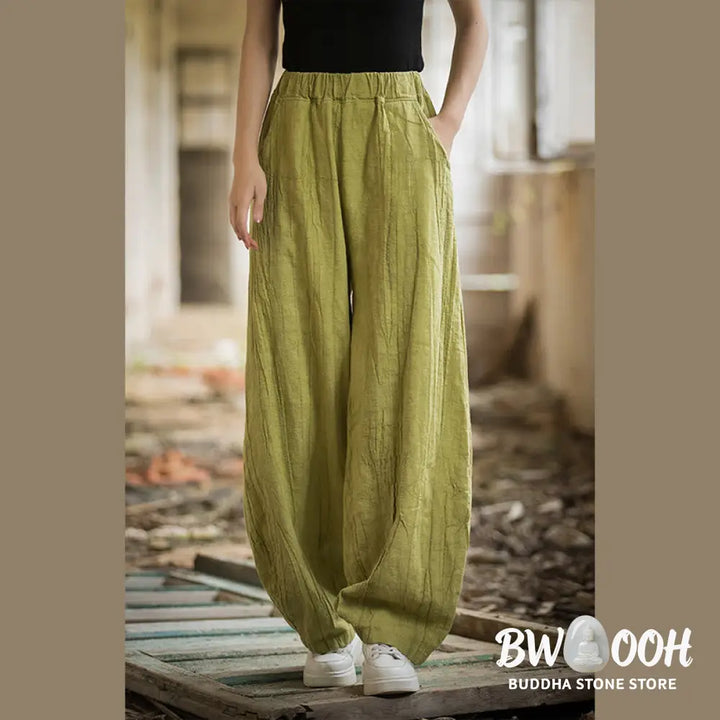 BWOOOH printed harem pants - Retro Tie Dye Harem Pants Casual Women&