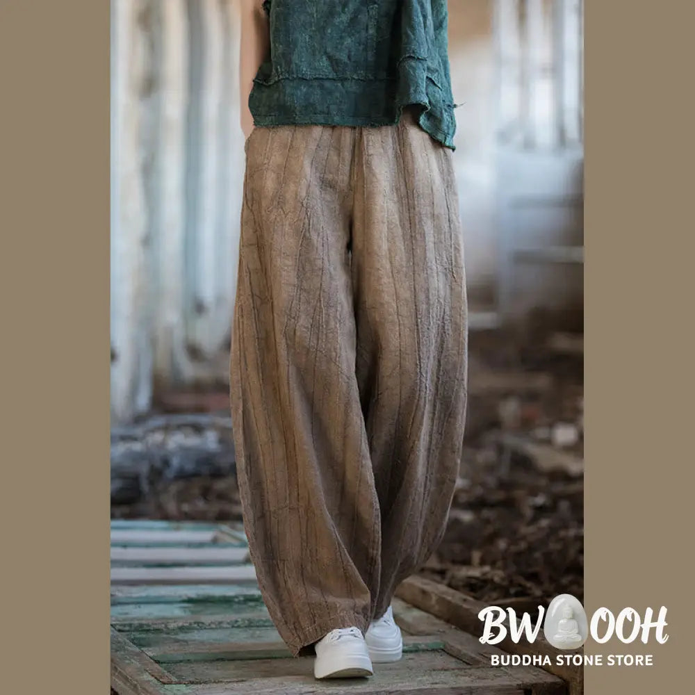 BWOOOH printed harem pants - Retro Tie Dye Harem Pants Casual Women&