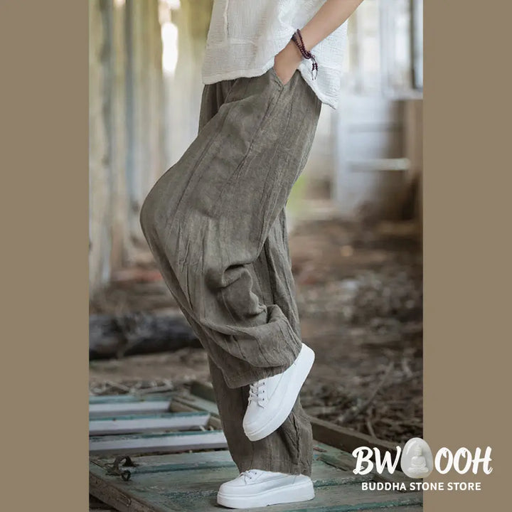 BWOOOH printed harem pants - Retro Tie Dye Harem Pants Casual Women&