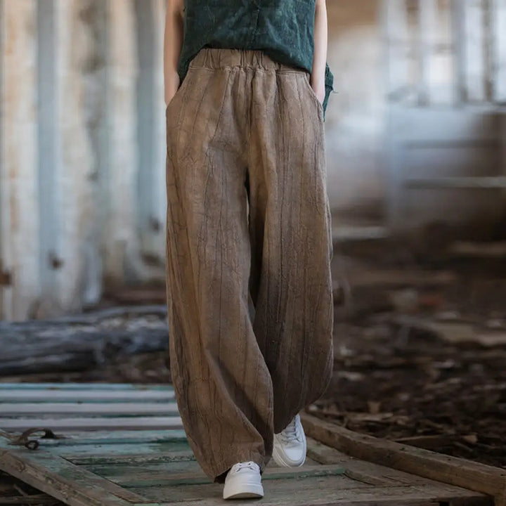 BWOOOH printed harem pants - Retro Tie Dye Harem Pants Casual Women&