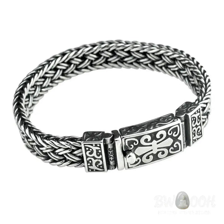 Buddha Stones Retro Vine Totem Pattern Braided Healing Chain Bracelet - BWOOOH - Bracelet