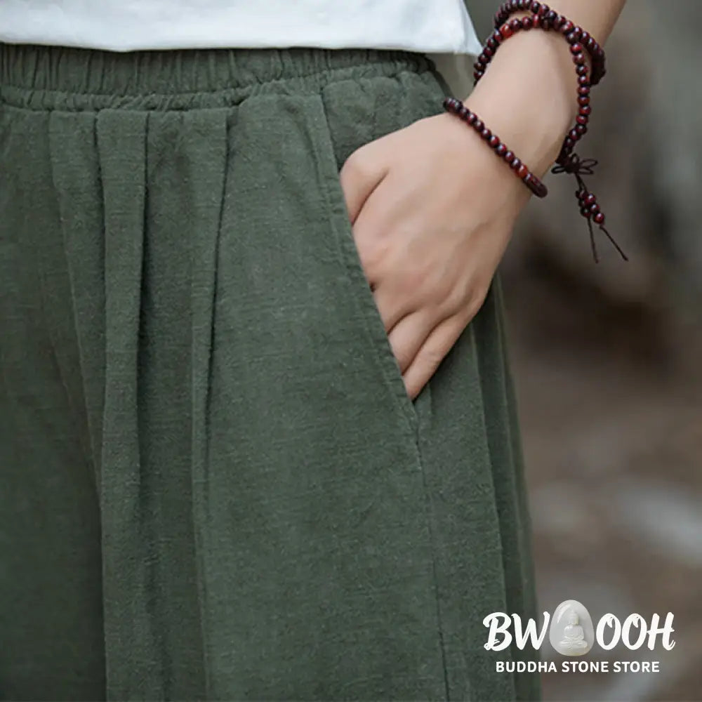 BWOOOH printed wide-leg yoga pants - Retro Wide Leg Pants Casual Women&