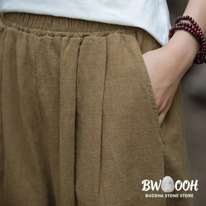 BWOOOH printed wide-leg yoga pants - Retro Wide Leg Pants Casual Women&