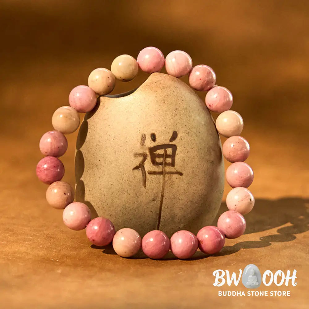 Buddha Stones Rhodonite Healing Relationships Bracelet - BWOOOH - Rhodonite(Wrist Circumference: 14-16cm) - Bracelet