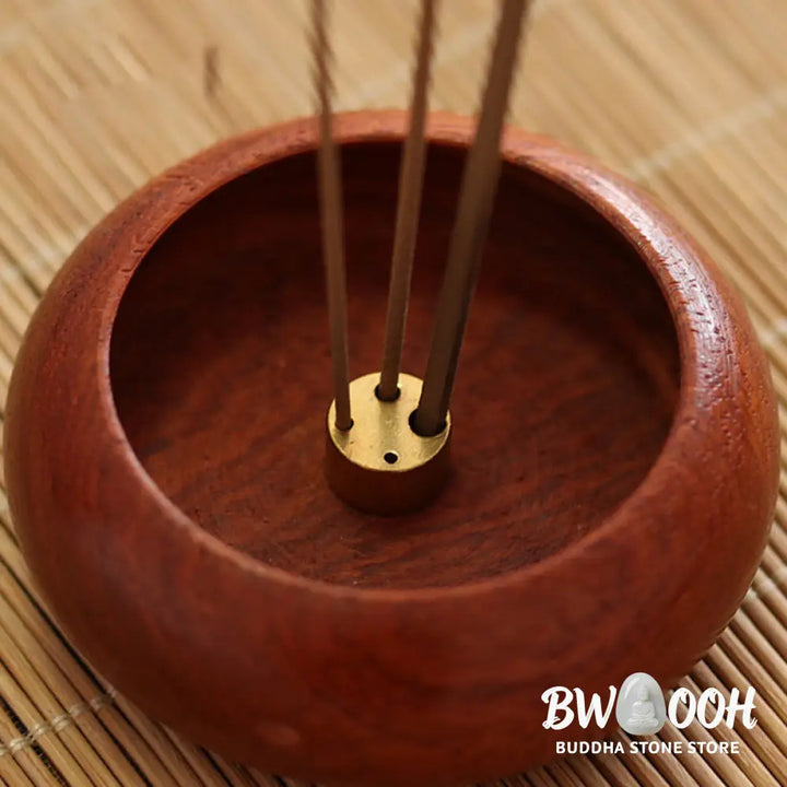 BWOOOH Rosewood Meditation Healing Incense Burner Decoration - Rosewood - Decorations Incense Burner