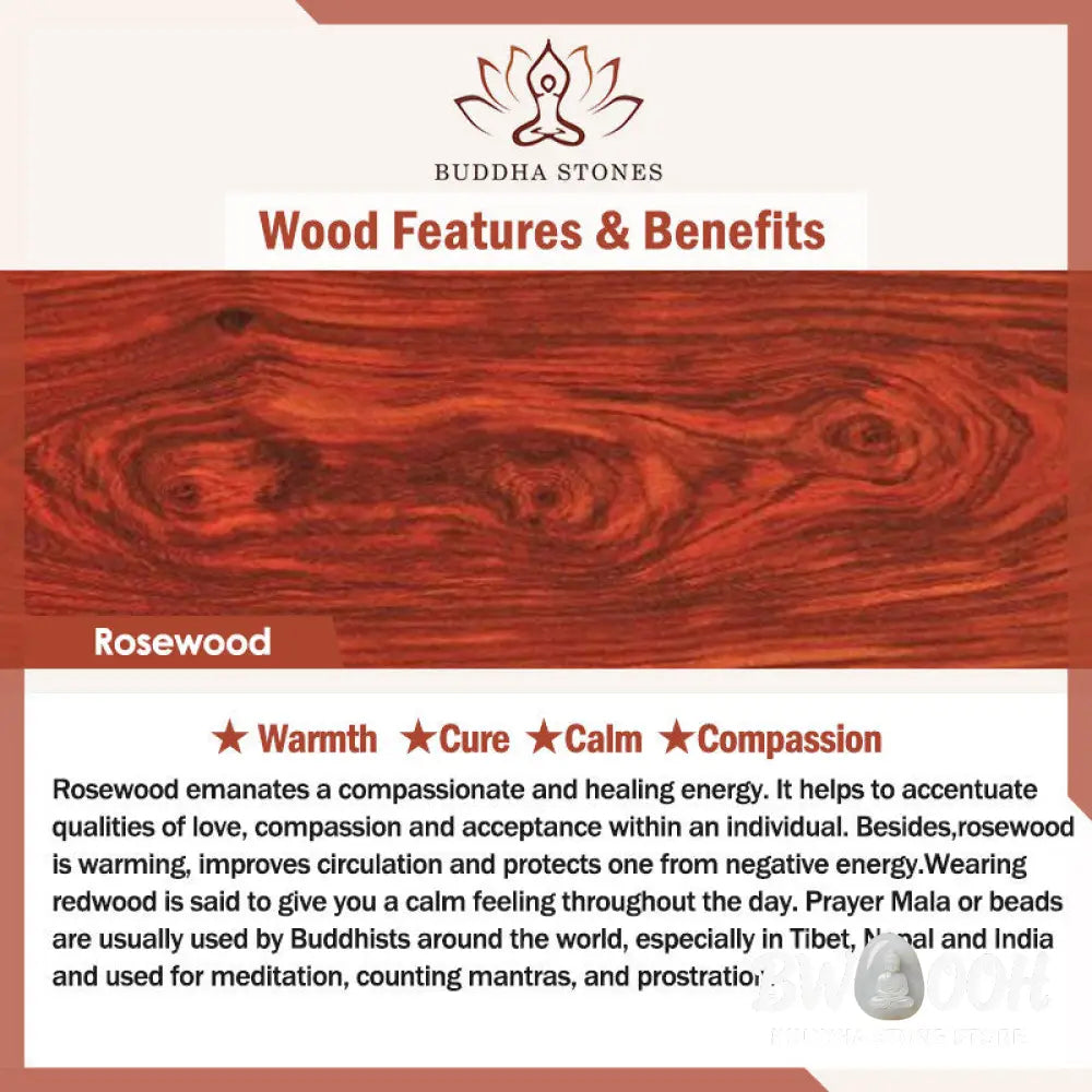 Buddha Stones Rosewood Warmth Calm Gourd Charm Bracelet - BWOOOH - Rosewood(Wrist Circumference 16-20cm) - Bracelet