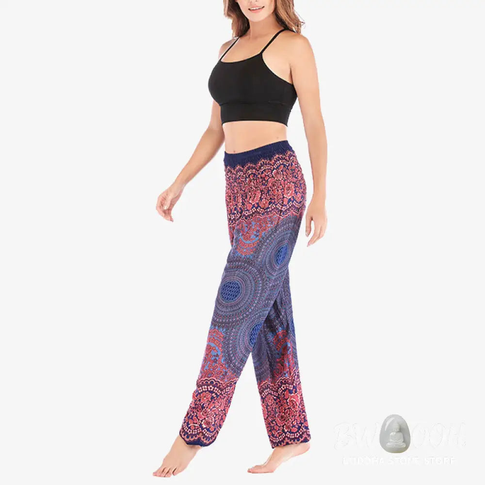 BWOOOH printed harem pants - Round Geometric Pattern Loose Casual Har