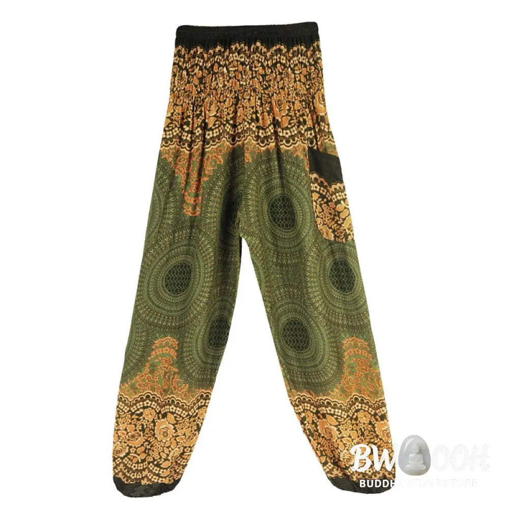 BWOOOH printed harem pants - Round Geometric Pattern Loose Casual Har
