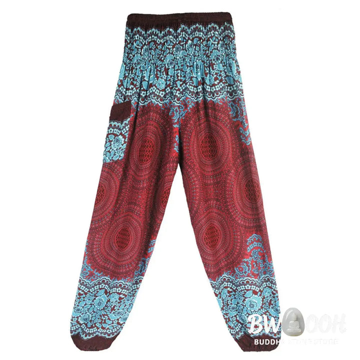BWOOOH printed harem pants - Round Geometric Pattern Loose Casual Har