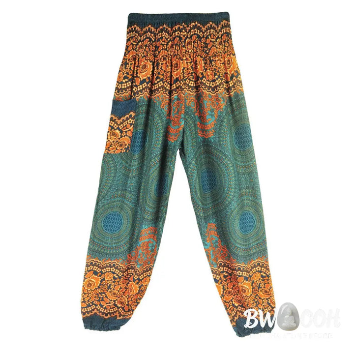 BWOOOH printed harem pants - Round Geometric Pattern Loose Casual Har
