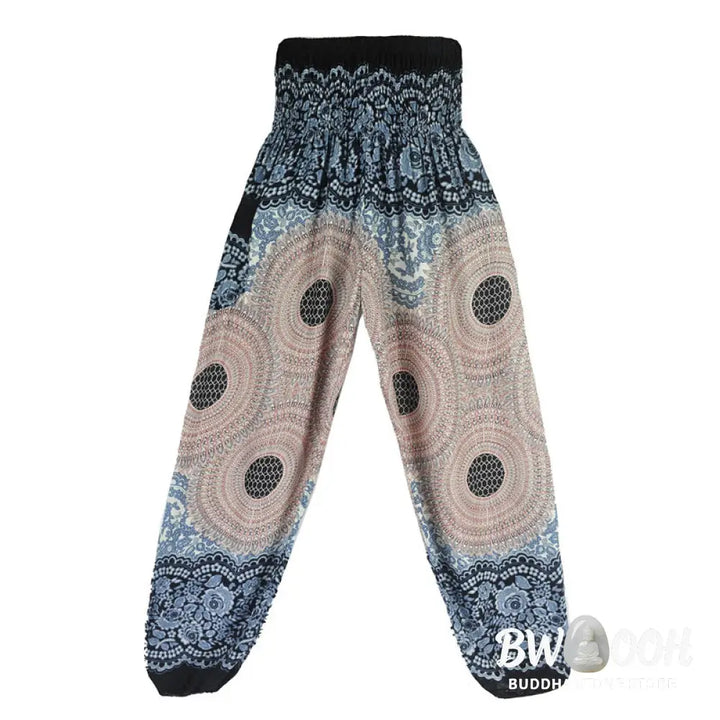 BWOOOH printed harem pants - Round Geometric Pattern Loose Casual Har