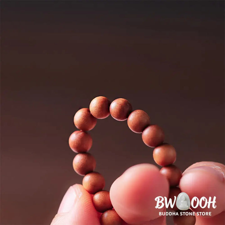 Buddha Stones Sandalwood Hetian Jade Protection Double Wrap Bracelet - BWOOOH - Sandalwood(Protection♥Calm) - Bracelet