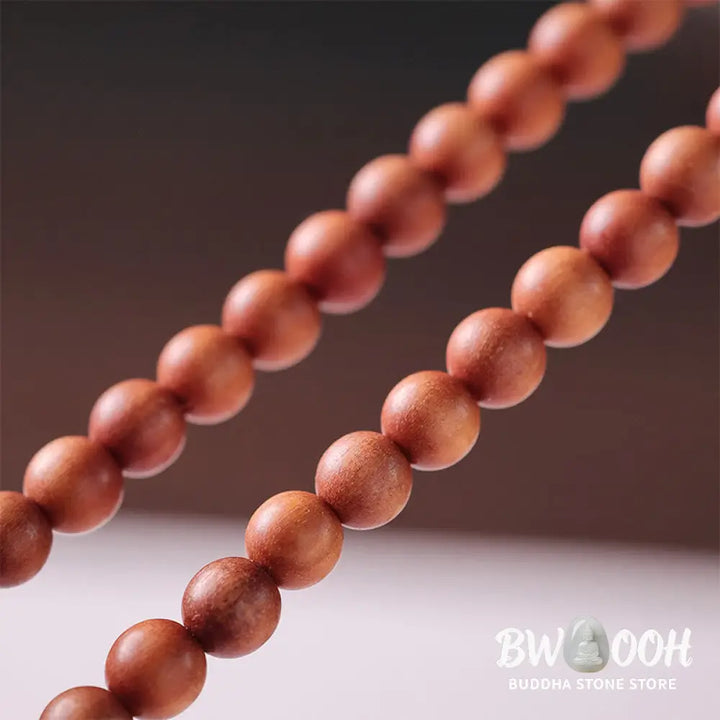 Buddha Stones Sandalwood Hetian Jade Protection Double Wrap Bracelet - BWOOOH - Sandalwood(Protection♥Calm) - Bracelet