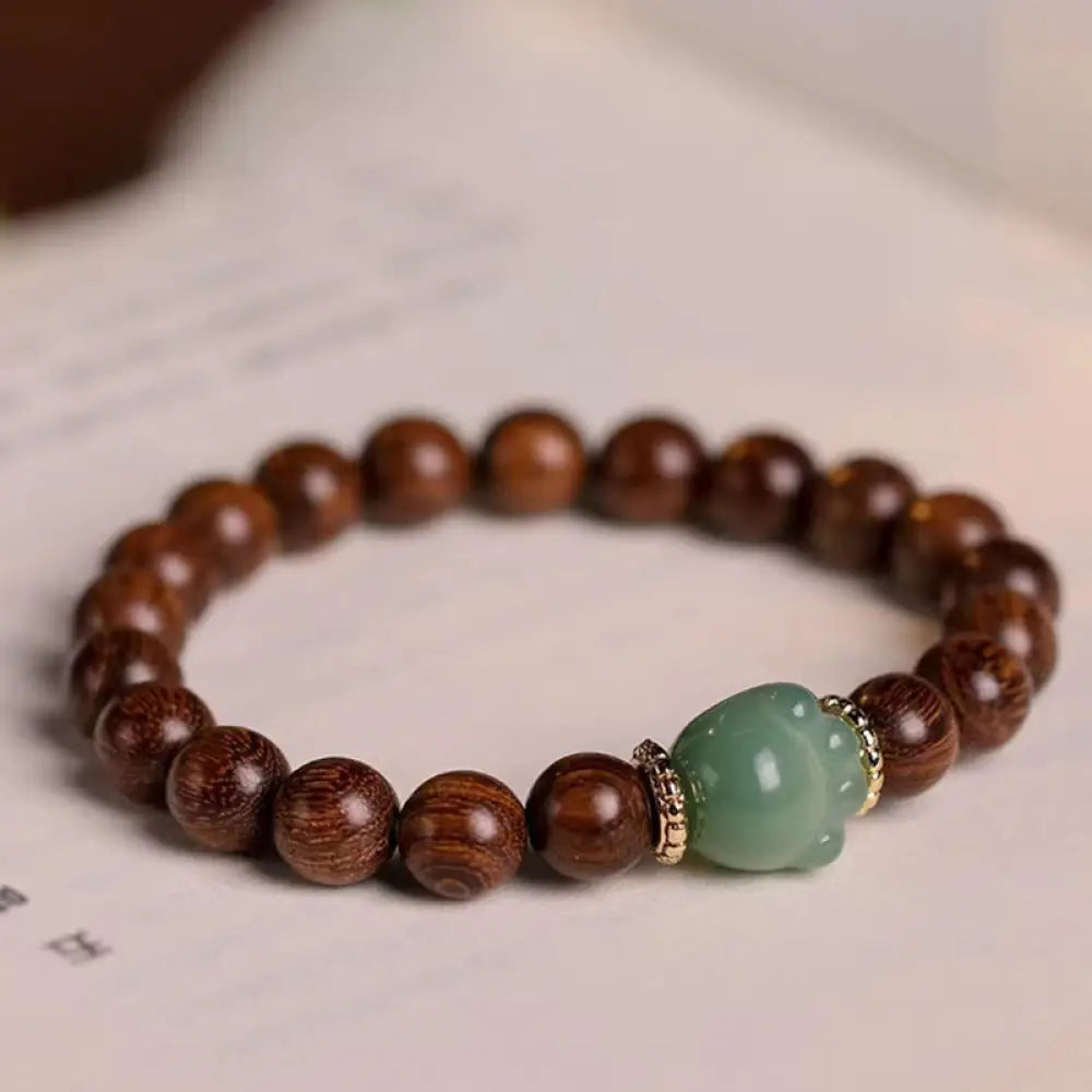 BWOOOH Sandalwood Lovely Cat Paw Protection Bracelet - Sandalwood - Bracelet