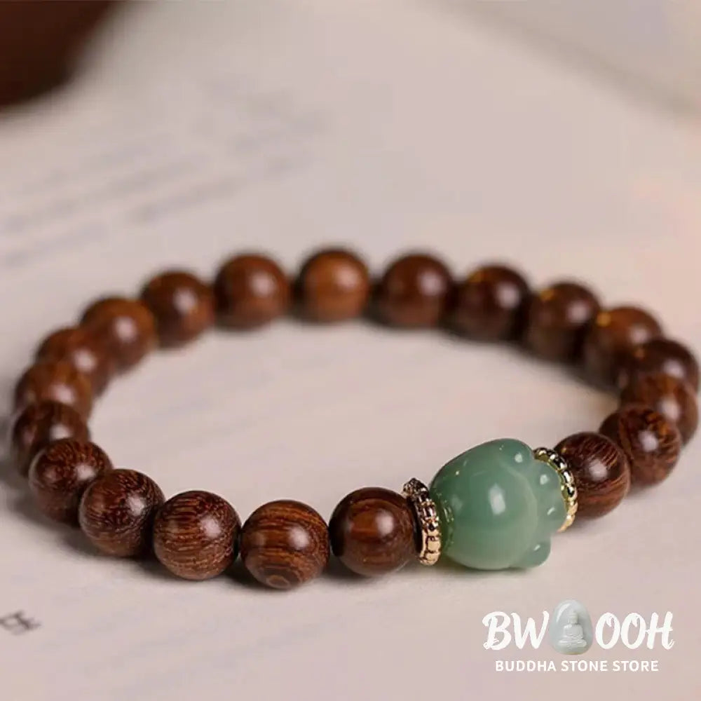 BWOOOH Sandalwood Lovely Cat Paw Protection Bracelet - Sandalwood - Bracelet