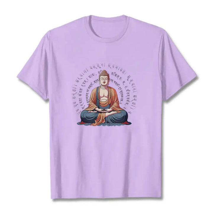 Buddha Stones Sanskrit Heart Sutra Form Is No Other Than Emptiness Tee T-shirt - Plum / S - T-Shirts
