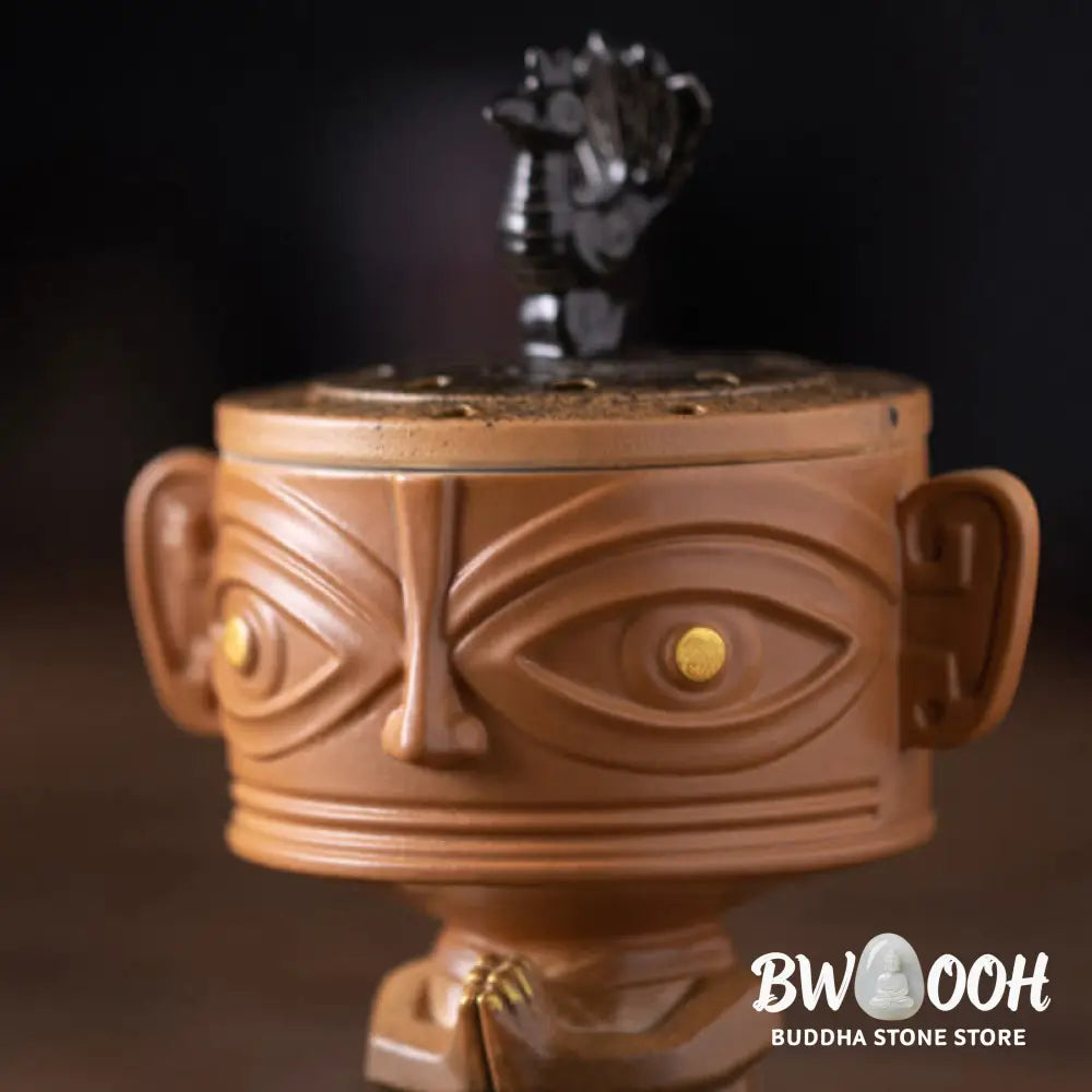 BWOOOH ceramic incense burner - Sanxingdui Healing Ceramic Incense 