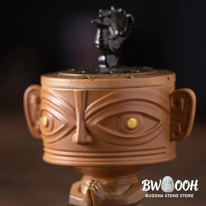 BWOOOH ceramic incense burner - Sanxingdui Healing Ceramic Incense 