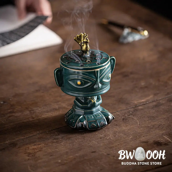 BWOOOH ceramic incense burner - Sanxingdui Healing Ceramic Incense 