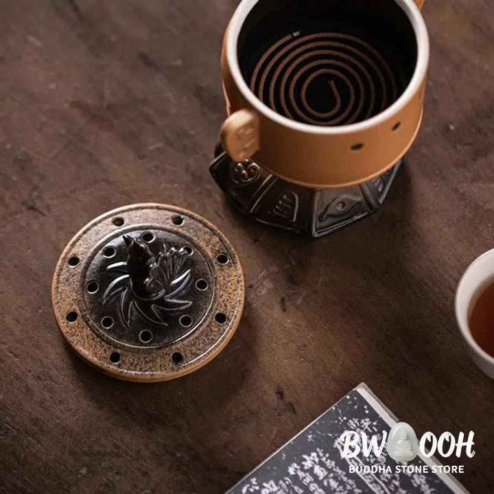 BWOOOH ceramic incense burner - Sanxingdui Healing Ceramic Incense 