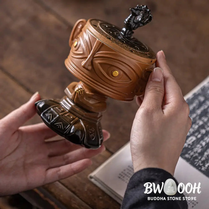 BWOOOH ceramic incense burner - Sanxingdui Healing Ceramic Incense 