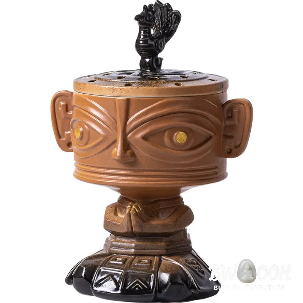 BWOOOH ceramic incense burner - Sanxingdui Healing Ceramic Incense 