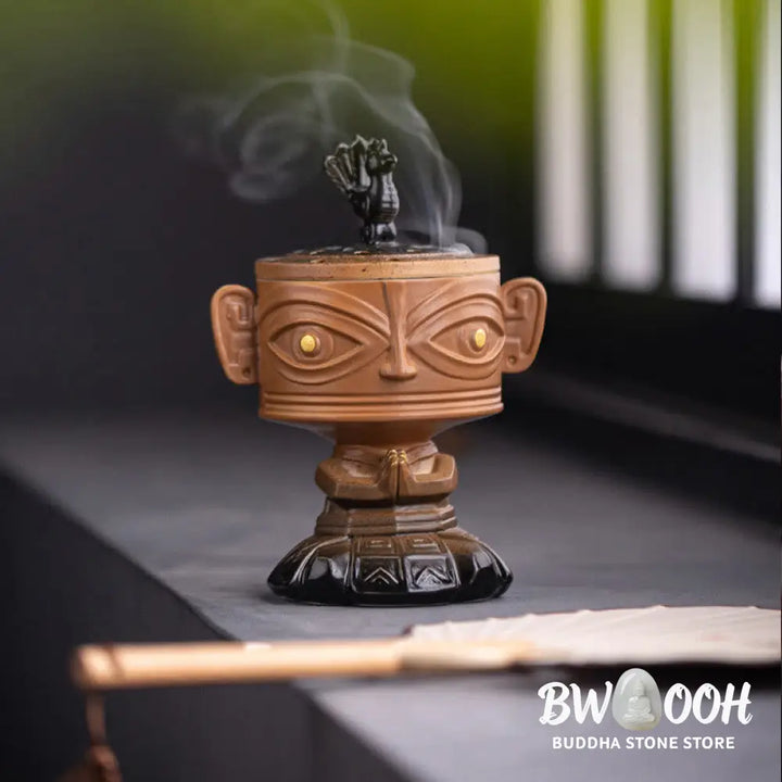 BWOOOH ceramic incense burner - Sanxingdui Healing Ceramic Incense 