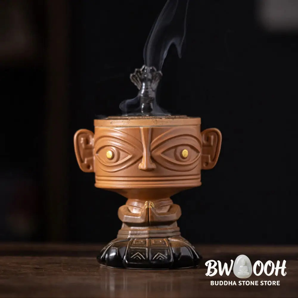 BWOOOH ceramic incense burner - Sanxingdui Healing Ceramic Incense 