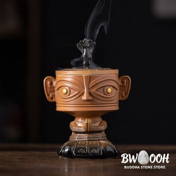 BWOOOH ceramic incense burner - Sanxingdui Healing Ceramic Incense 