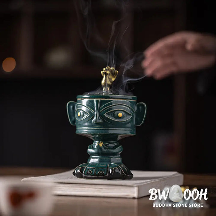 BWOOOH ceramic incense burner - Sanxingdui Healing Ceramic Incense 
