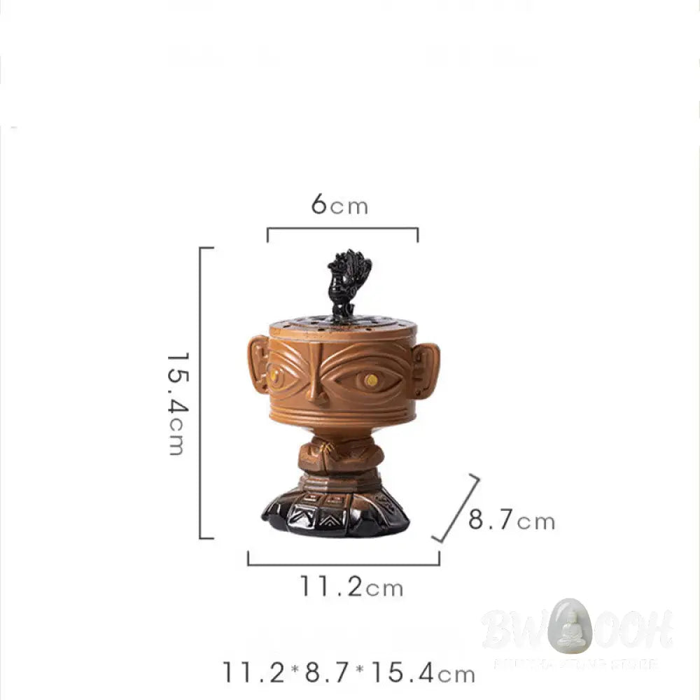 BWOOOH ceramic incense burner - Sanxingdui Healing Ceramic Incense 