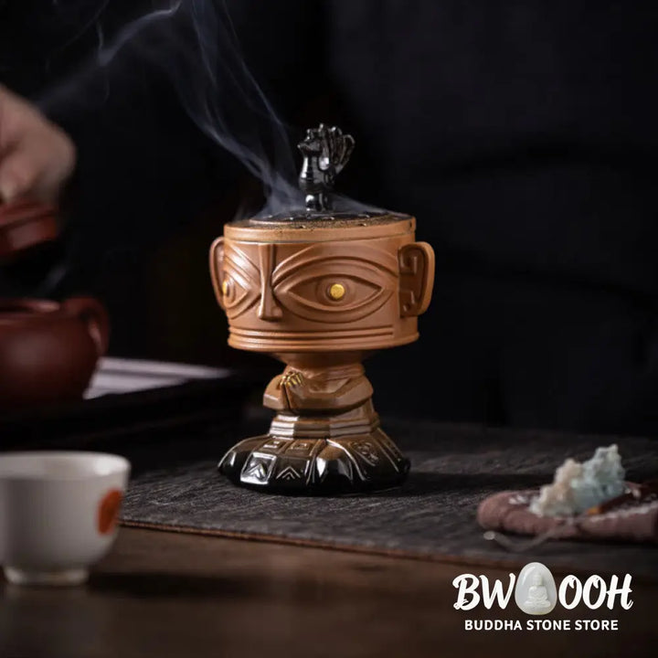 BWOOOH ceramic incense burner - Sanxingdui Healing Ceramic Incense 