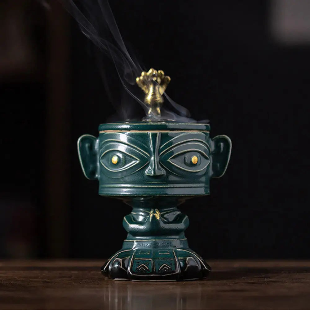 BWOOOH ceramic incense burner - Sanxingdui Healing Ceramic Incense 