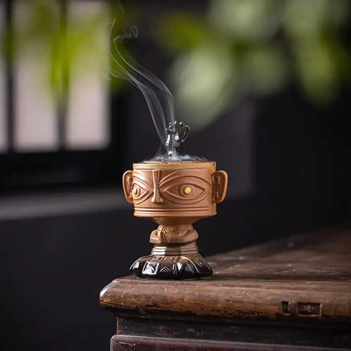 BWOOOH ceramic incense burner - Sanxingdui Healing Ceramic Incense 