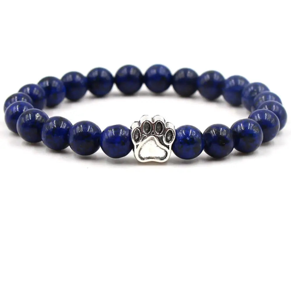 Buddha Stones “Save A Dog” Bracelet - BWOOOH - Lazurite (Balance ♥ Serenity) - Bracelet
