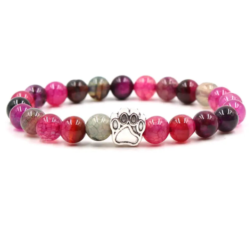 Buddha Stones “Save A Dog” Bracelet - BWOOOH - Tourmaline (Positive ♥ Love) - Bracelet