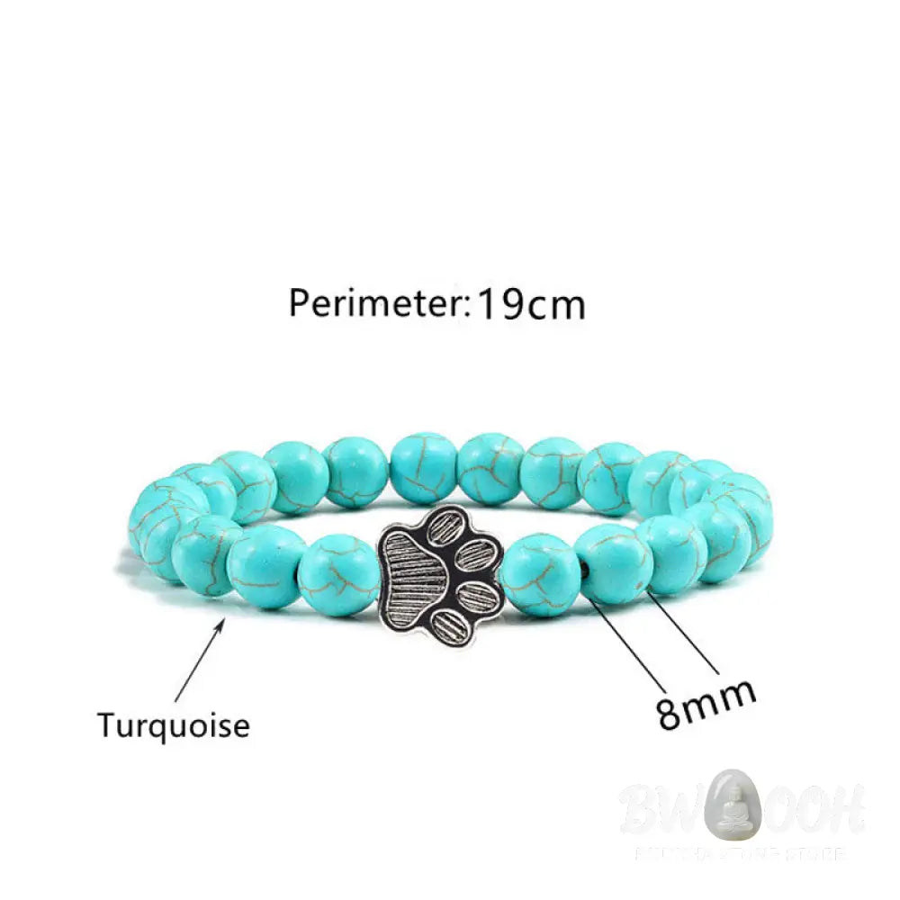 Buddha Stones “Save A Dog” Stone Bracelet - BWOOOH - Bracelet