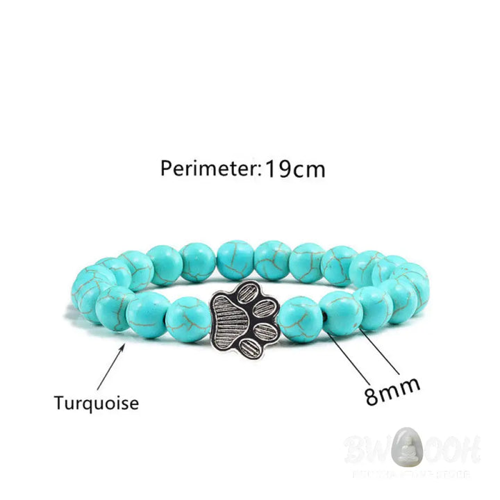 Buddha Stones “Save A Dog” Stone Bracelet - BWOOOH - Bracelet