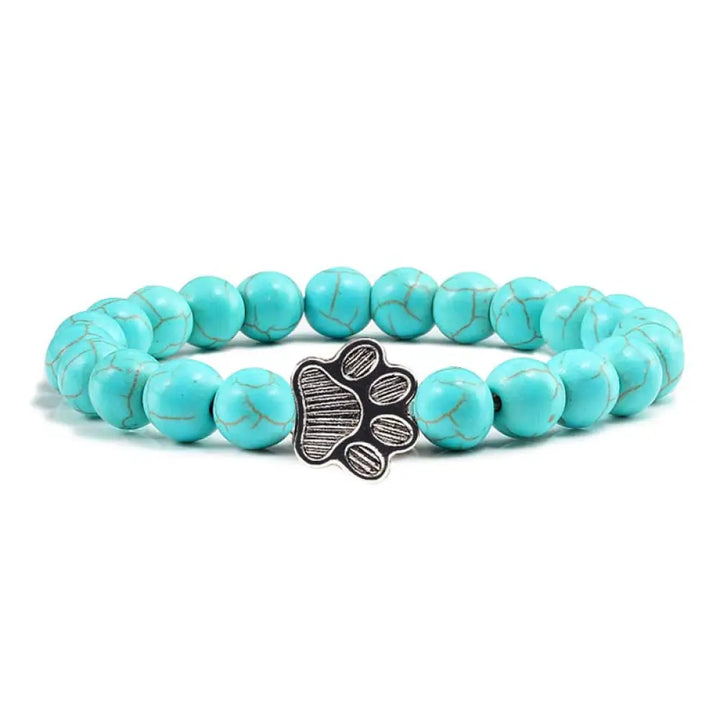 BWOOOH “Save A Dog” Stone Bracelet - BWOOOH - Blue Beads - Bracelet
