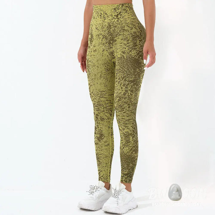 BWOOOH printed yoga leggings - Seamless Fitness Crop Tank Top High Wais