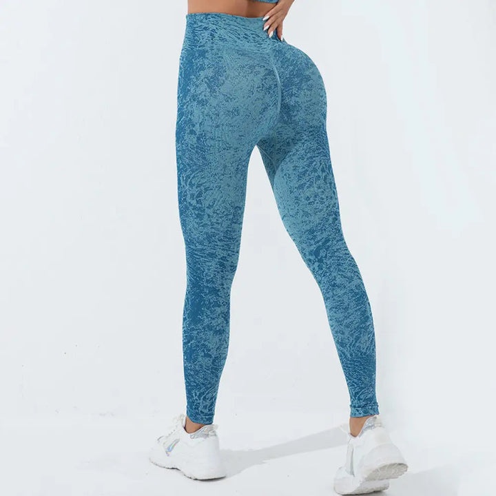 BWOOOH printed yoga leggings - Seamless Fitness Crop Tank Top High Wais